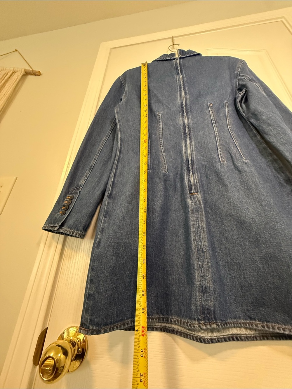 & Other Stories Blue Denim Mini Dress - Picture 9 of 13